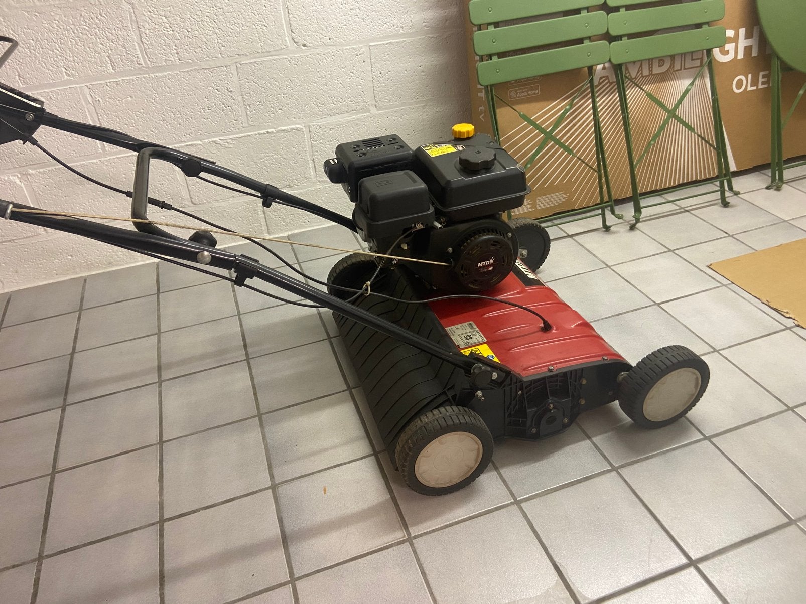 Mtd thorx ohv 55 verticuteer machine, Ophalen, Zo goed als nieuw
