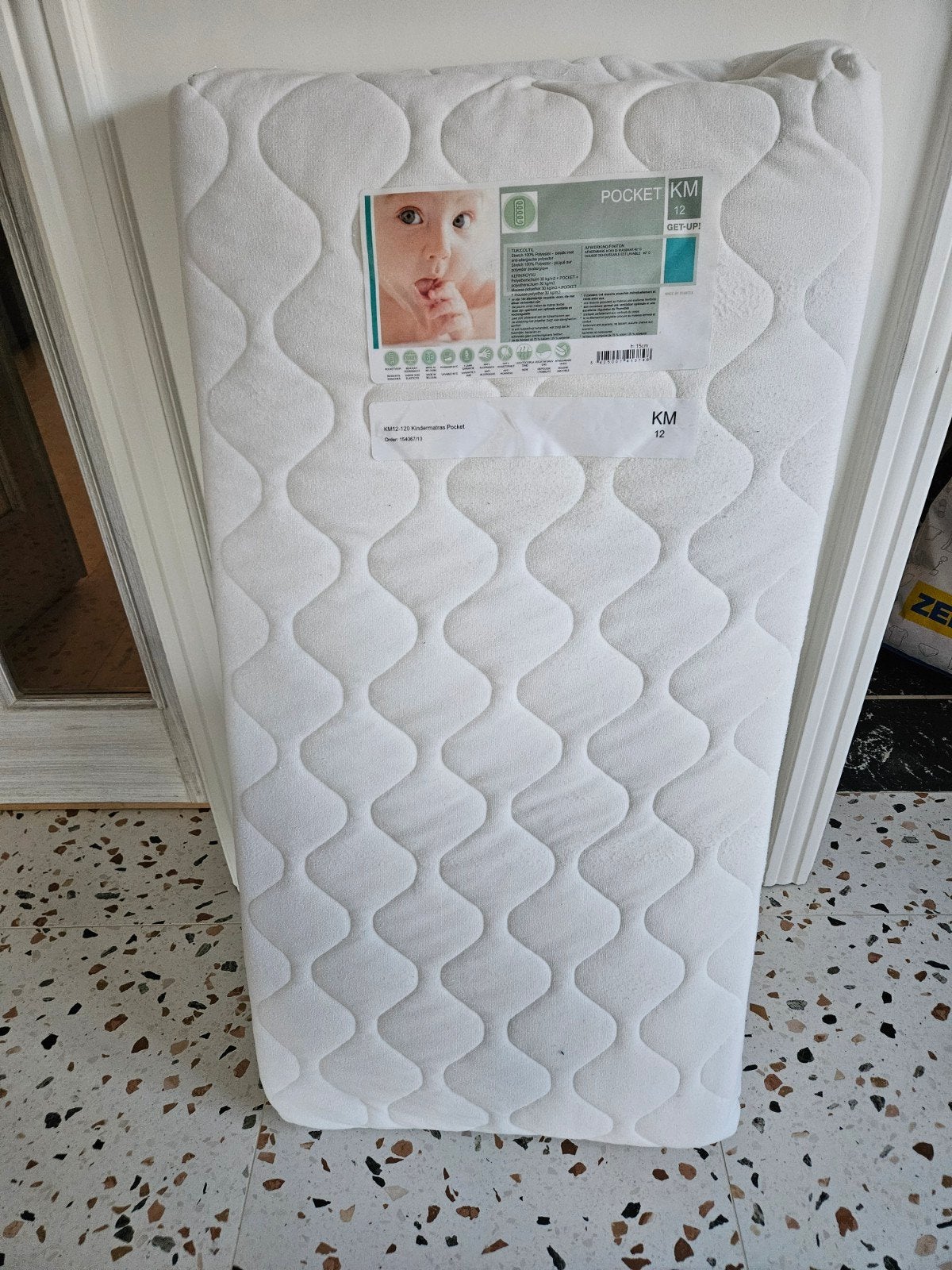 Matelas bébé Duvatex Pocket KM12 – 60120 cm + 2 couettes, Enlèvement, Comme neuf
