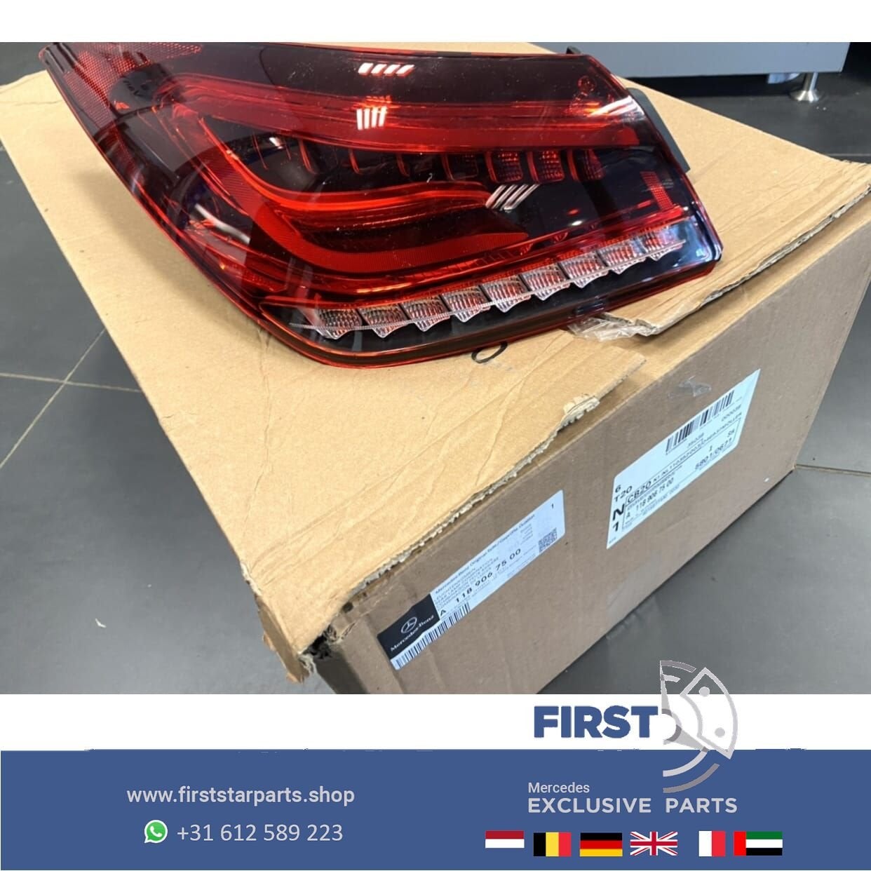 A1189067500 FULL LED ACHTERLICHT LINK C118 CLA 2019-2022 ori, Gebruikt, -, Ophalen of Verzenden, -