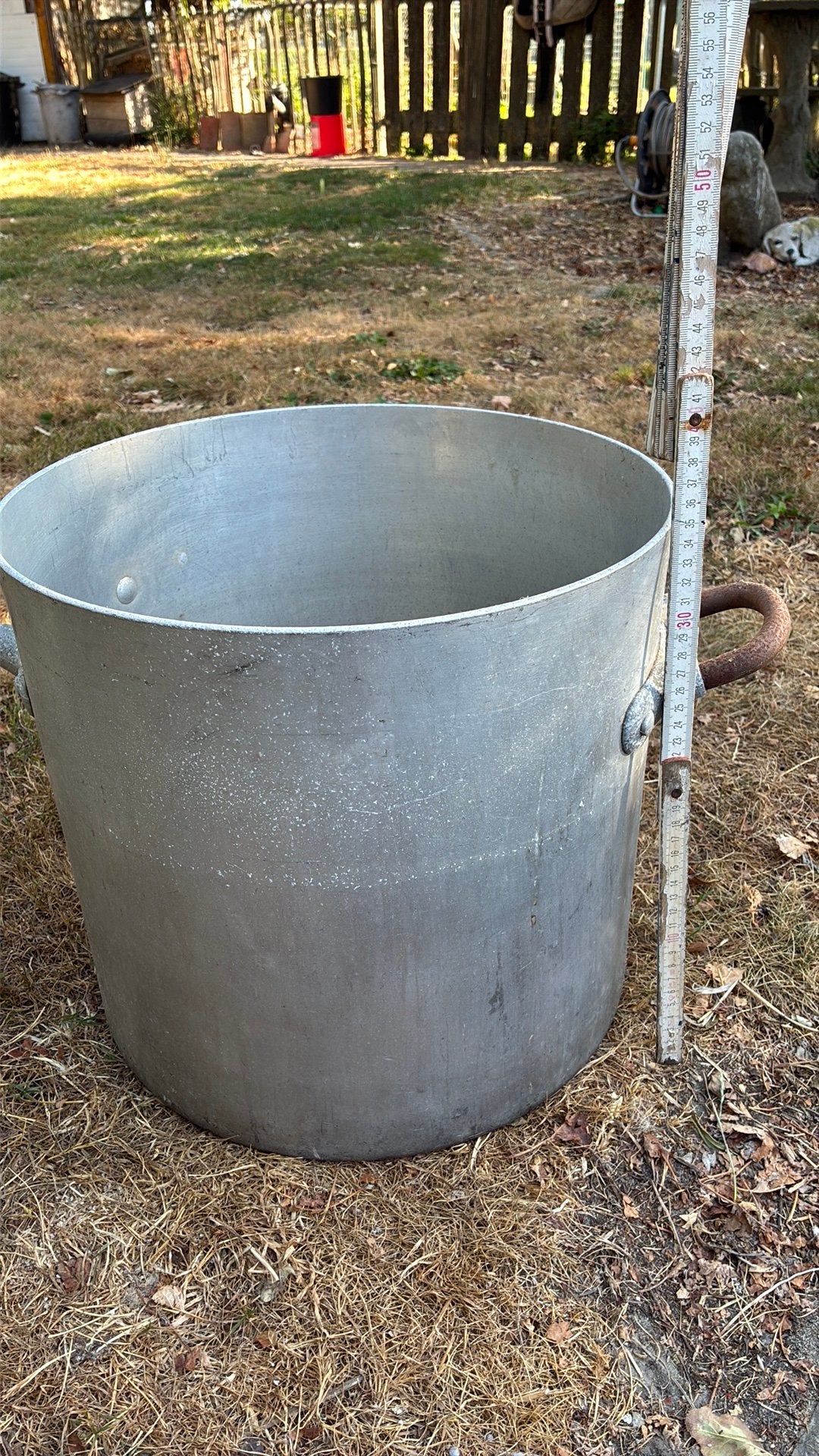 Grote kookpot 30 liter- geen koeriersdienst, Huis en Inrichting, Keuken | Potten en Pannen, Ophalen, Gebruikt, Overige typen, Aluminium