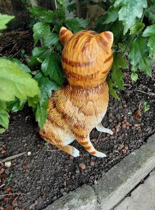 Metalen tuinbeeld Garfield figuur., Tuin en Terras, Ophalen of Verzenden, Nieuw