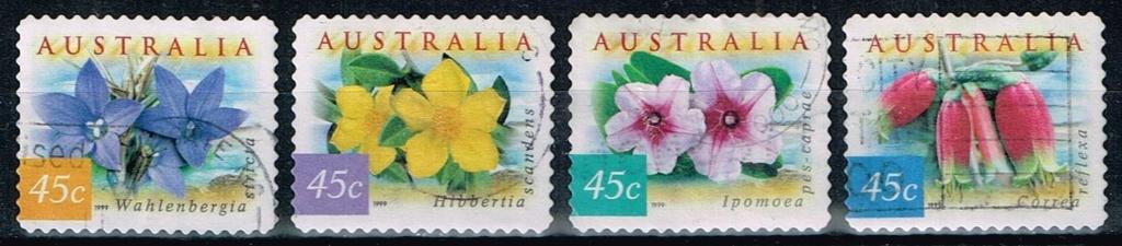 Postzegels uit Australie - K 4106 - bloemen, Postzegels en Munten, Verzenden, Gestempeld