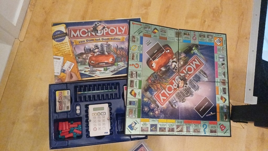 jeu de plateau new Monopoly from Dam to Dom Monopoly, 1 ou 2 joueurs, Enlèvement ou Envoi, Neuf, Monopoly