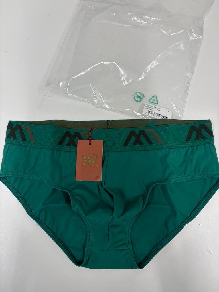 Slip de bain LVW New, Envoi, Taille 48/50 (M), Vert, Slip de bain