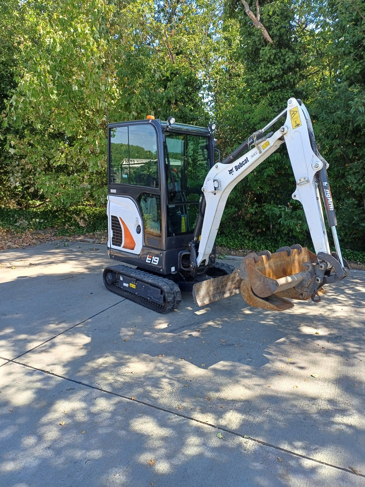bobcat E19, Ophalen