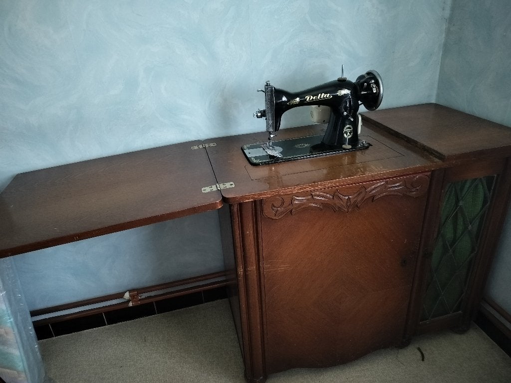 Retro naaimachine, Enlèvement