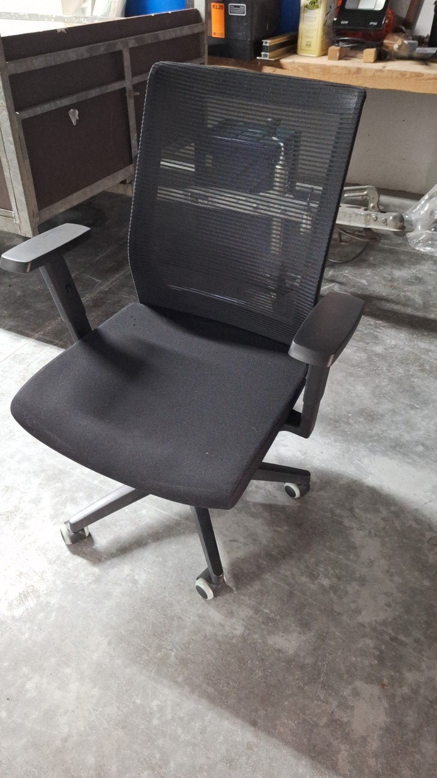bureau stoel, Huis en Inrichting, Ophalen, Gebruikt, Zwart