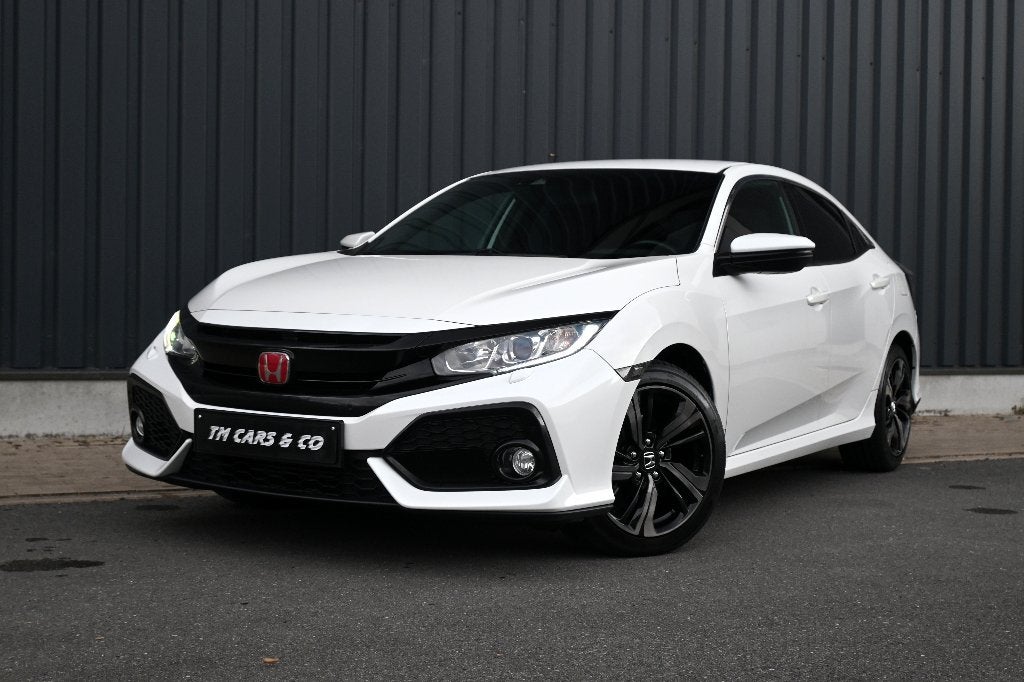 Honda Civic 1.0 CVT Automaat, ACC, Lineassist, Trekh, camera, Auto's, Stof, 4 cilinders, Wit, 5 deurs