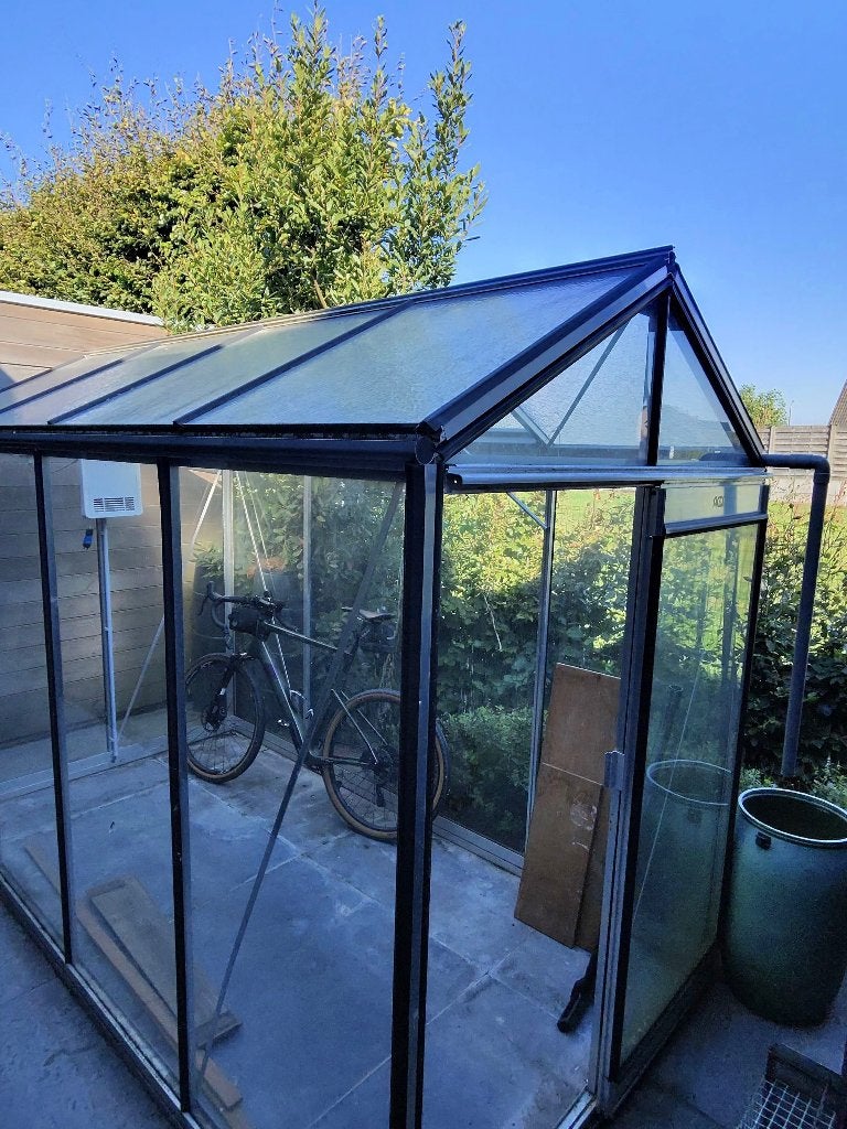 ACD serre R204 aluminium, Ophalen, Zo goed als nieuw, Aluminium, Kweekkas