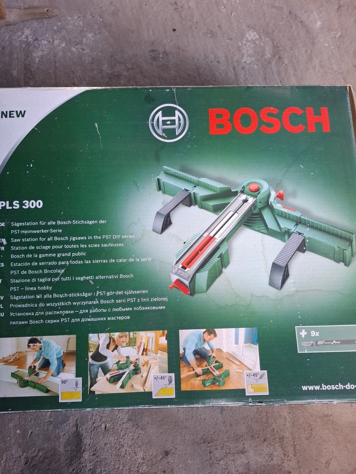 bosch zaagstation pls 300, Doe-het-zelf en Bouw, Ophalen, Zo goed als nieuw