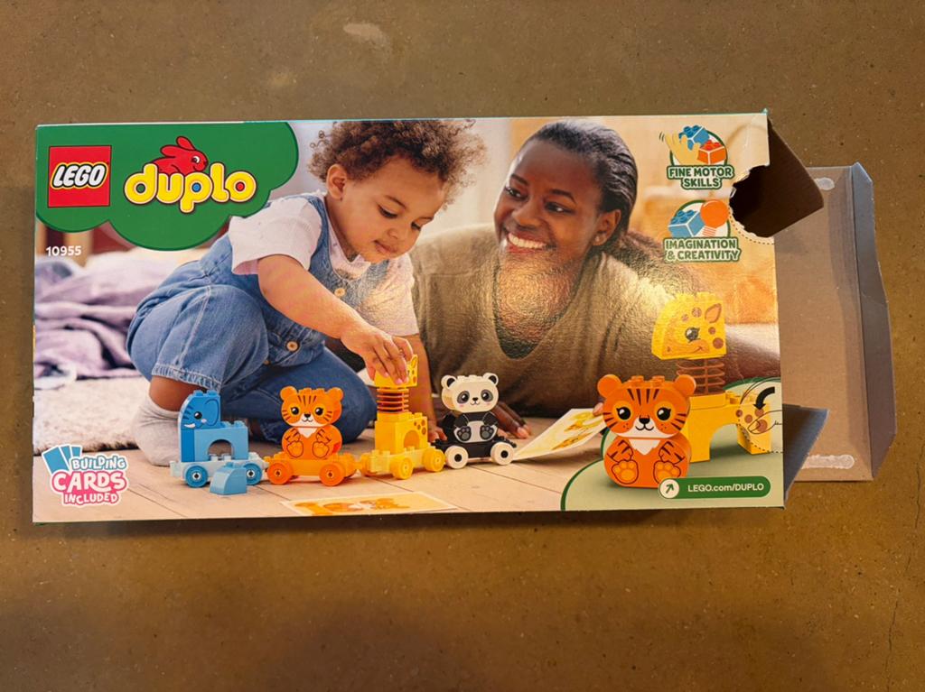 Duplo dierentrein, Ophalen