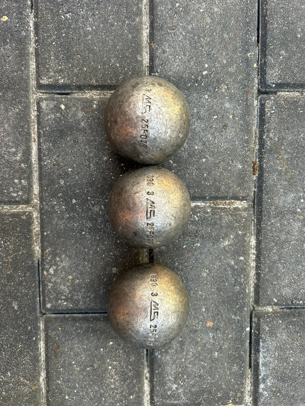 Boule de petanque masterinox 73/690, Enlèvement ou Envoi, Utilisé