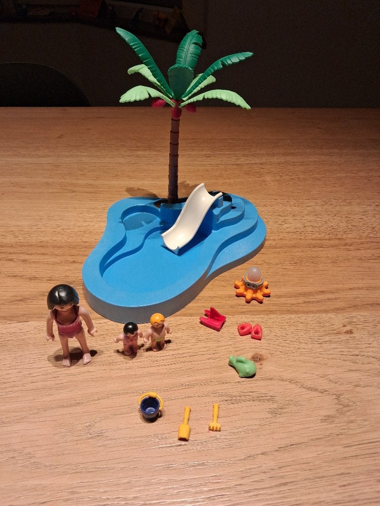 Playmobil 6673 Peuterzwembad, Gebruikt, Complete set, Overige typen, Ophalen of Verzenden