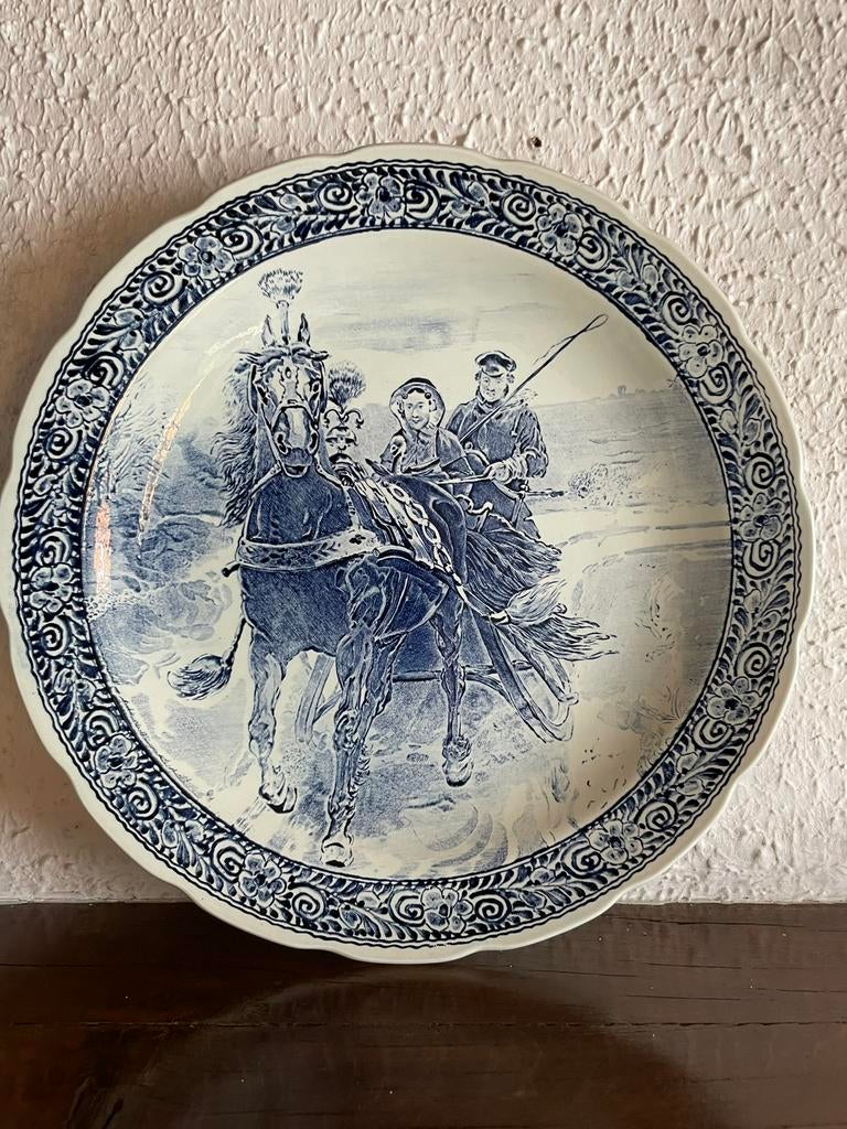 Belle assiette vintage Delfts, Enlèvement ou Envoi