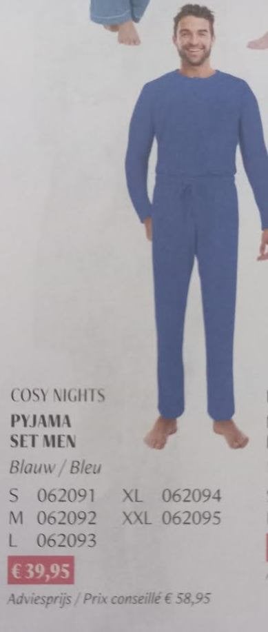 Heren Pyama Mylène, Enlèvement ou Envoi, Neuf, Taille 52/54 (L)