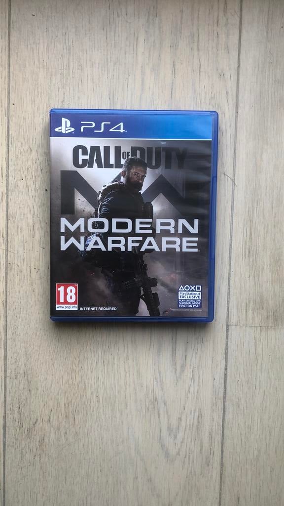 Call of Duty : Modern Warfare (PS4)., Consoles de jeu & Jeux vidéo, Jeux | Sony PlayStation 4, Enlèvement, Autres genres, À partir de 18 ans