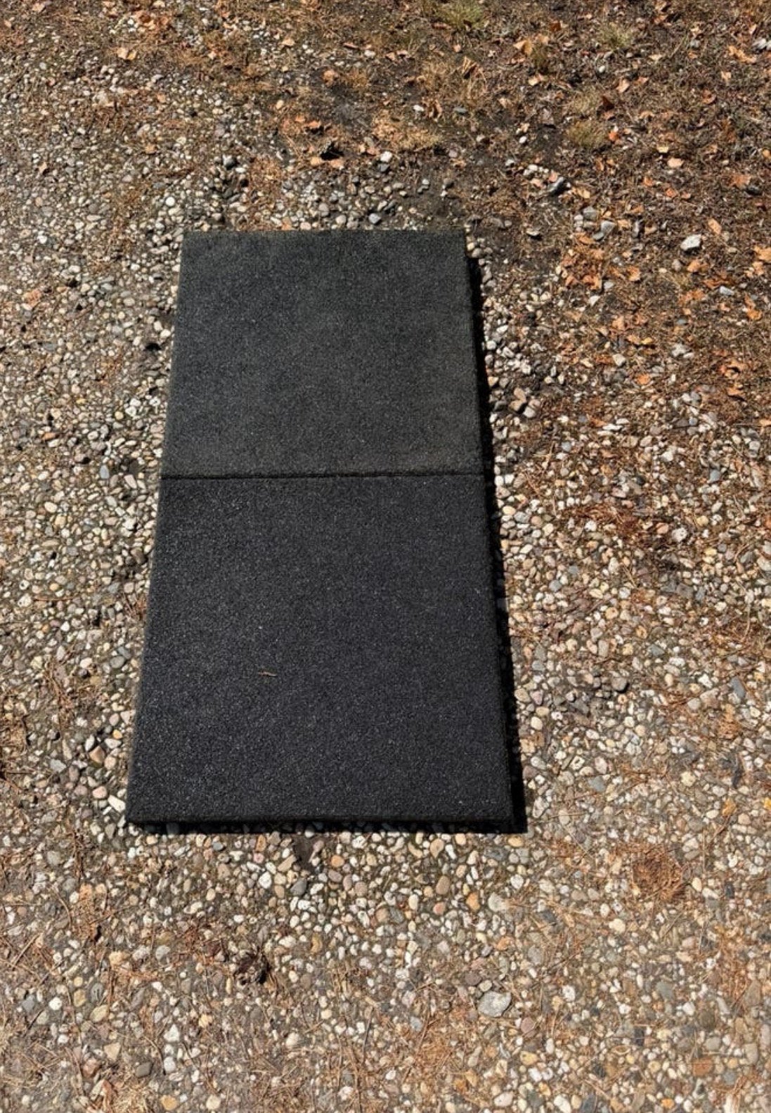 Rubberen tegels 50x50x4,5 speeltoestel stal ed ruim 40m2, Enlèvement, Comme neuf
