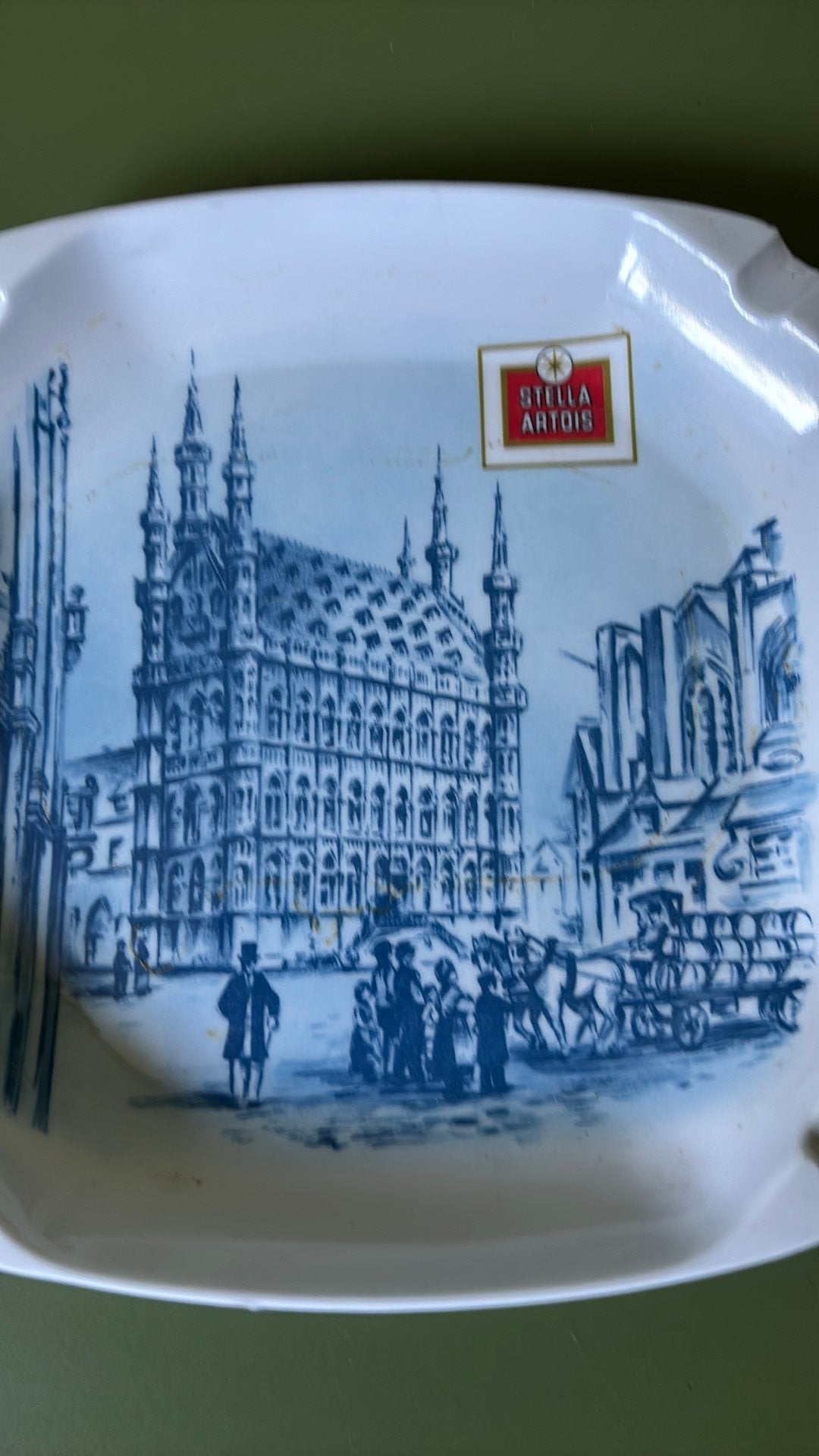 Mooie Stella Artois vintage asbak uit ca. ‘60 - ‘70, Ophalen, Zo goed als nieuw