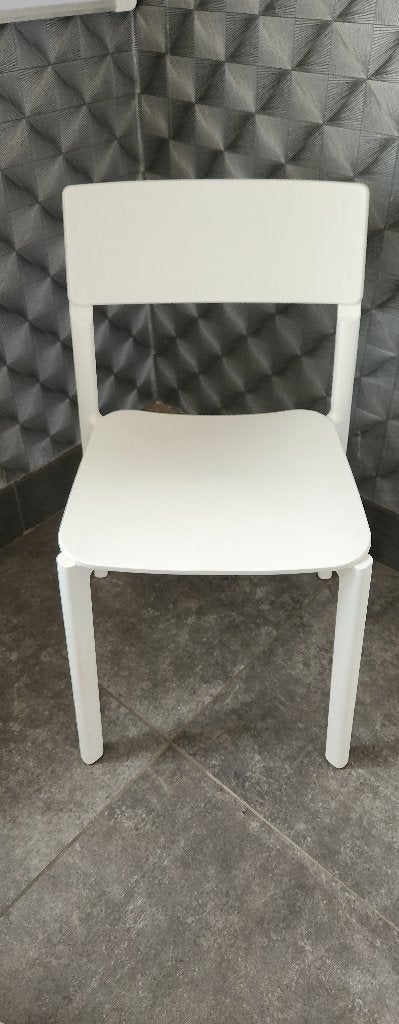 Ikea stoelen, Huis en Inrichting, Stoelen, Ophalen, Kunststof, Gebruikt, Wit