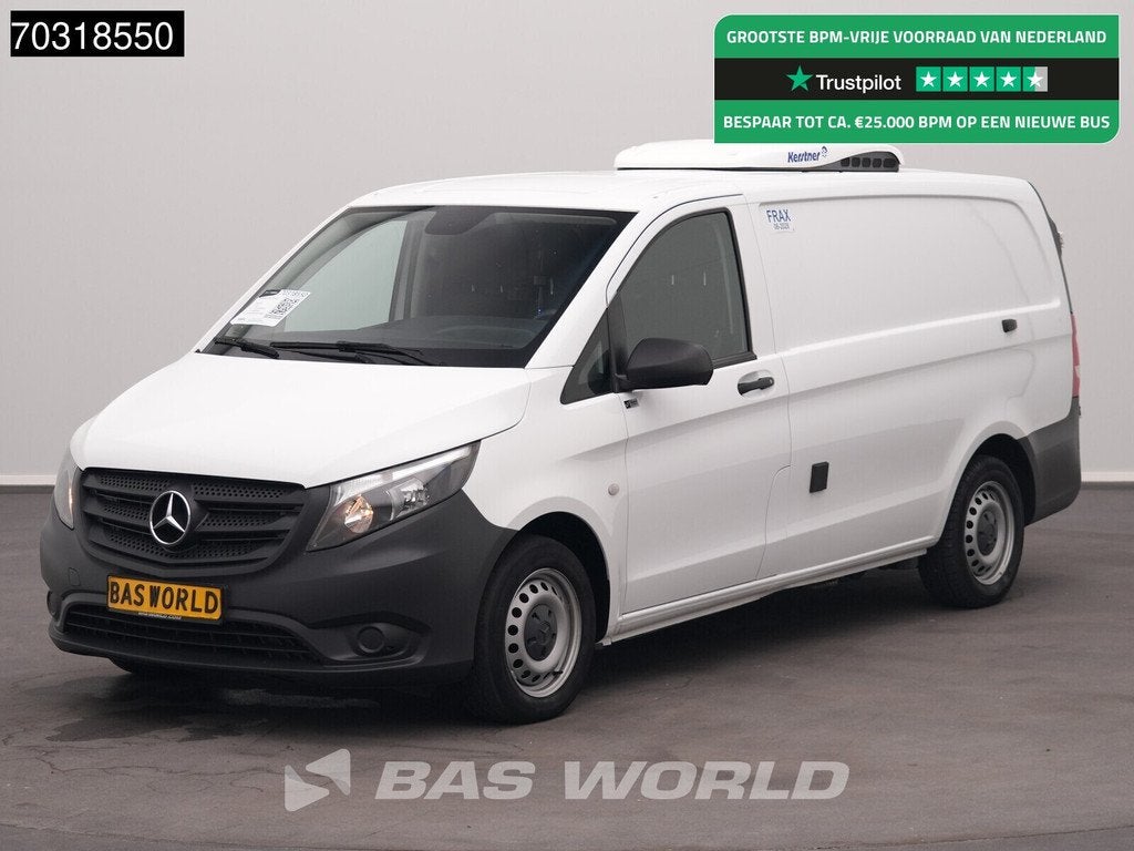 Mercedes Vito 116 Automaat L2H1 Kerstner 230v Stekker Airco, Automaat, Stof, Gebruikt, Euro 6