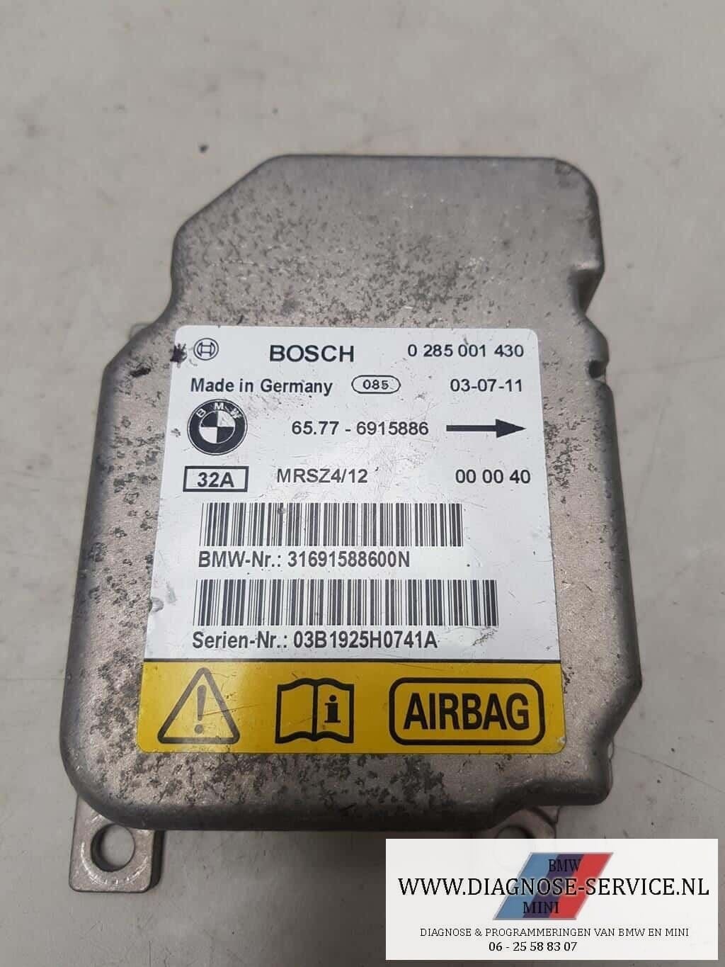mini one cooper S R50 R53 airbag module 6577 6915886, -, -, -, Enlèvement ou Envoi