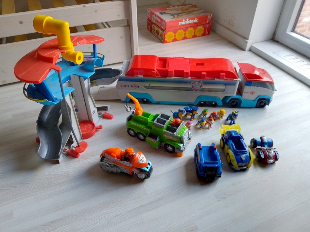 paw patrol set, Ophalen, Gebruikt