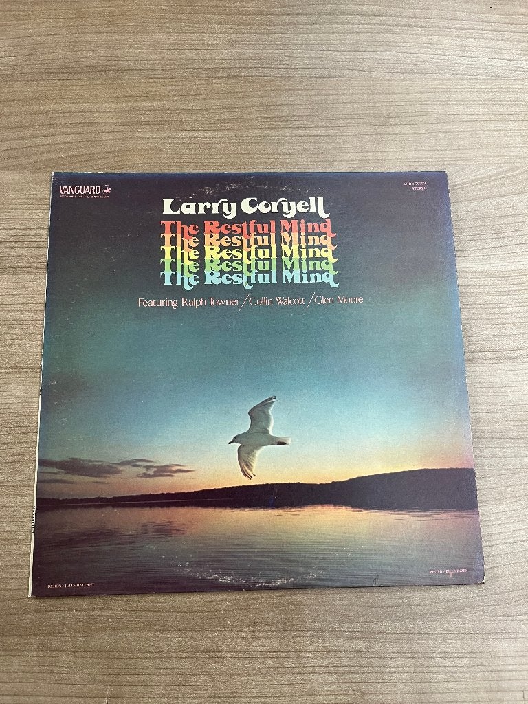 LARRY CORYELL - THE RESTFUL MIND, LP, Utilisé, Housse de protection extérieure, Enlèvement ou Envoi