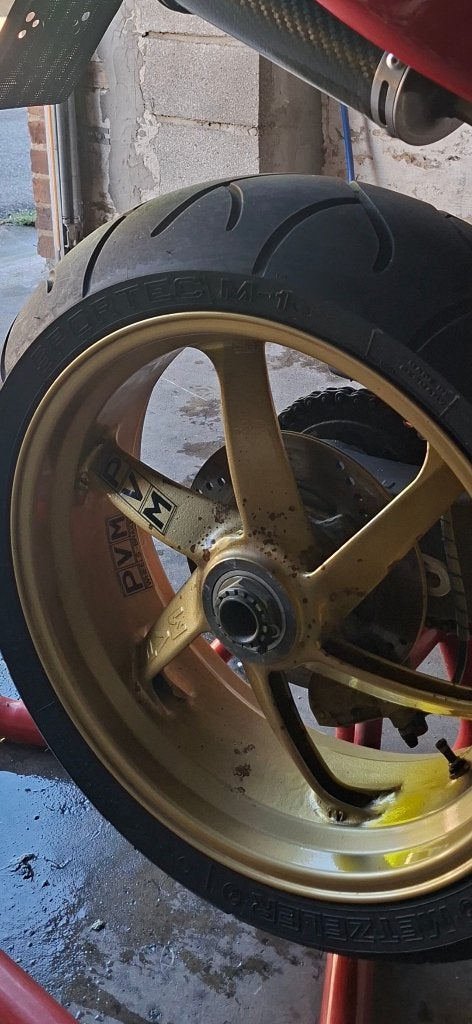 Jantes pvm mg  des années 1990 ducati 748 ou  grandes sœurs, Enlèvement ou Envoi, Utilisé