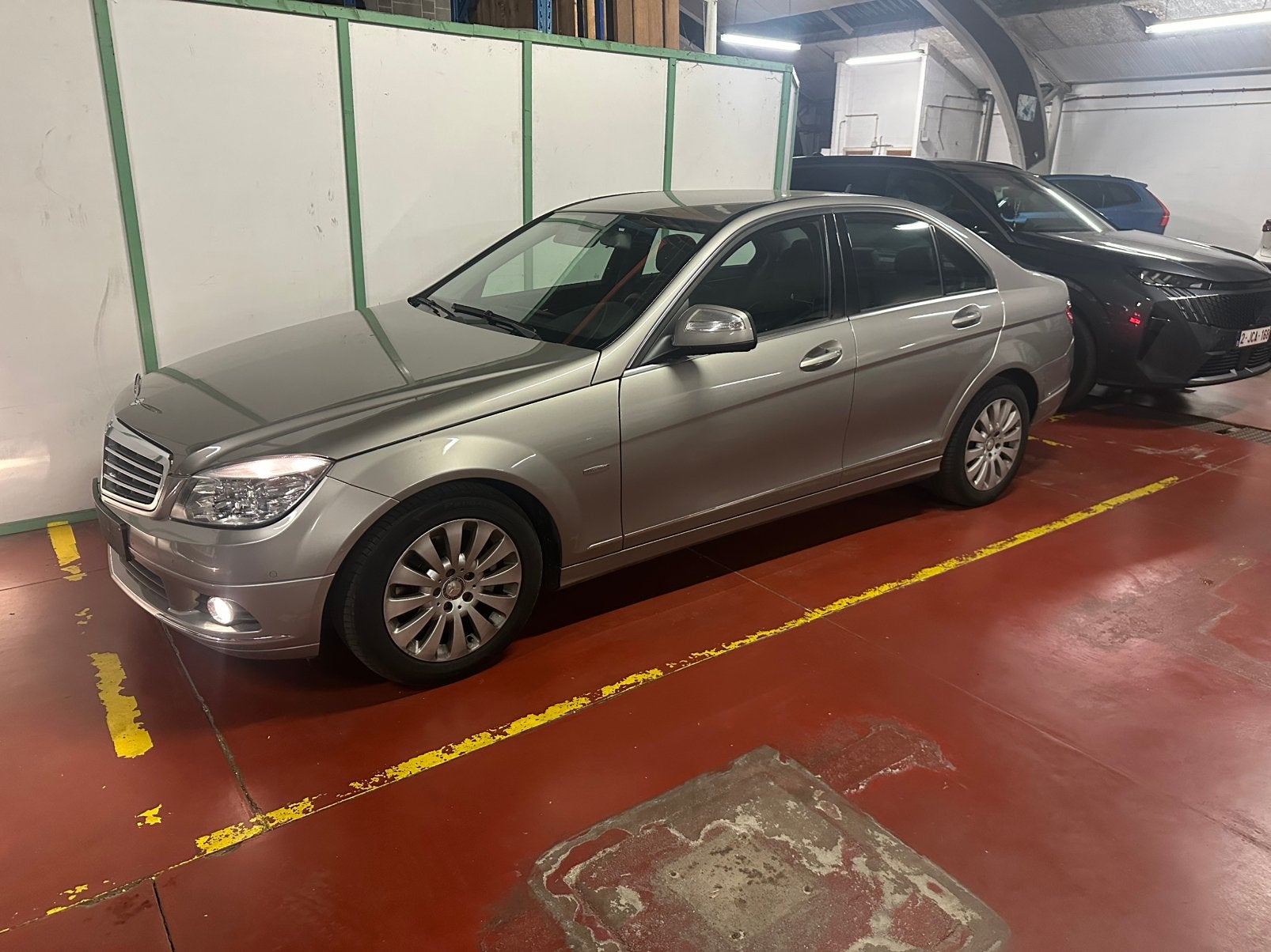 Mercedes Benz C220 CDI bwj 2008 met 90586km, Auto's, Beige, Leder, Particulier, Te koop