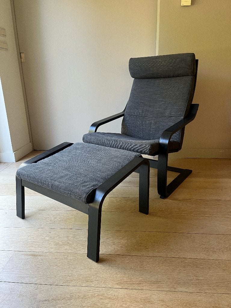 Ikea Poang zetel, Ophalen, Gebruikt, Stof, 50 tot 75 cm