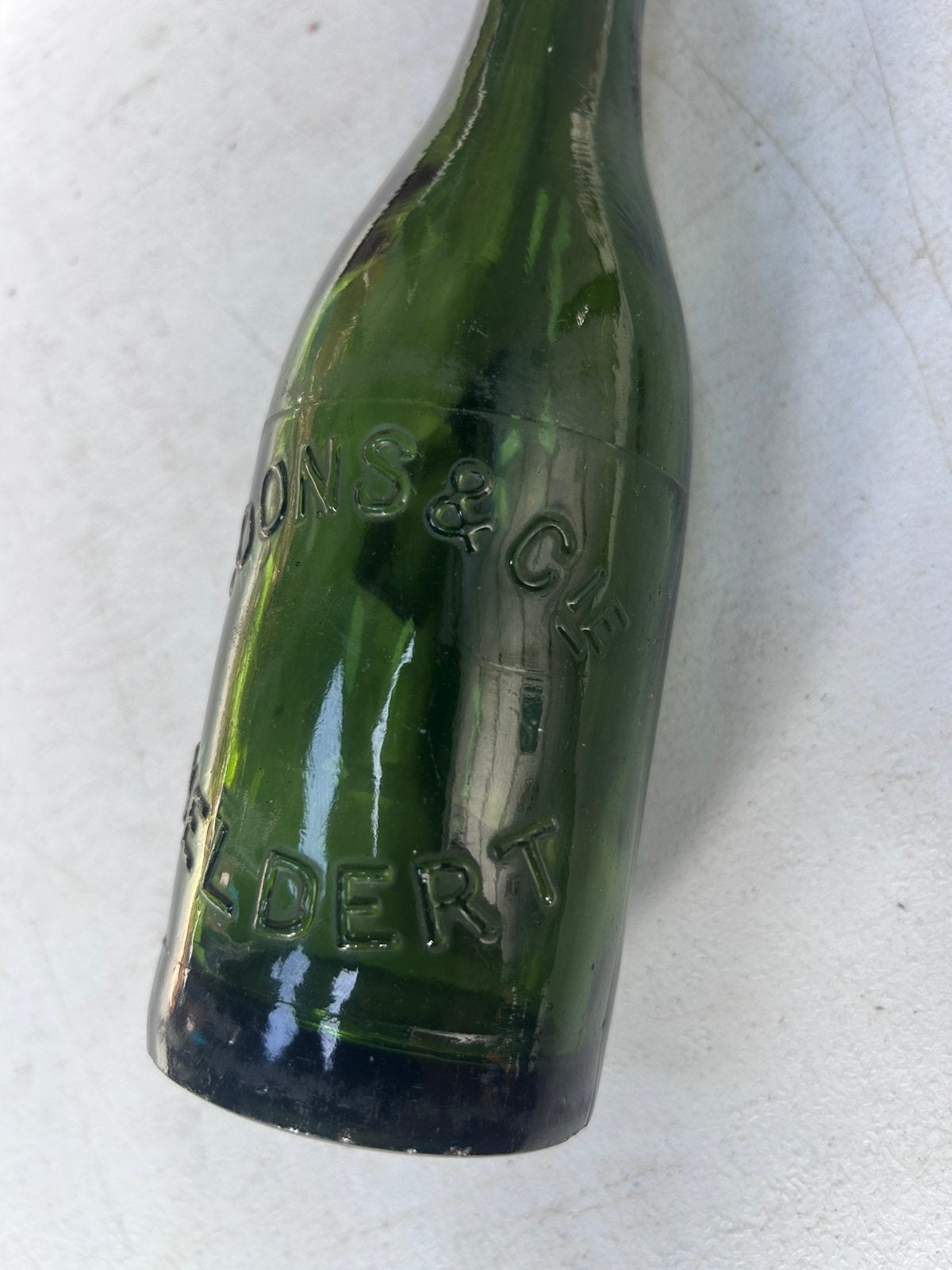 Kleine Meldertse fles Moons&Cie 1890, Ophalen, Gebruikt, Flesje(s), Overige merken