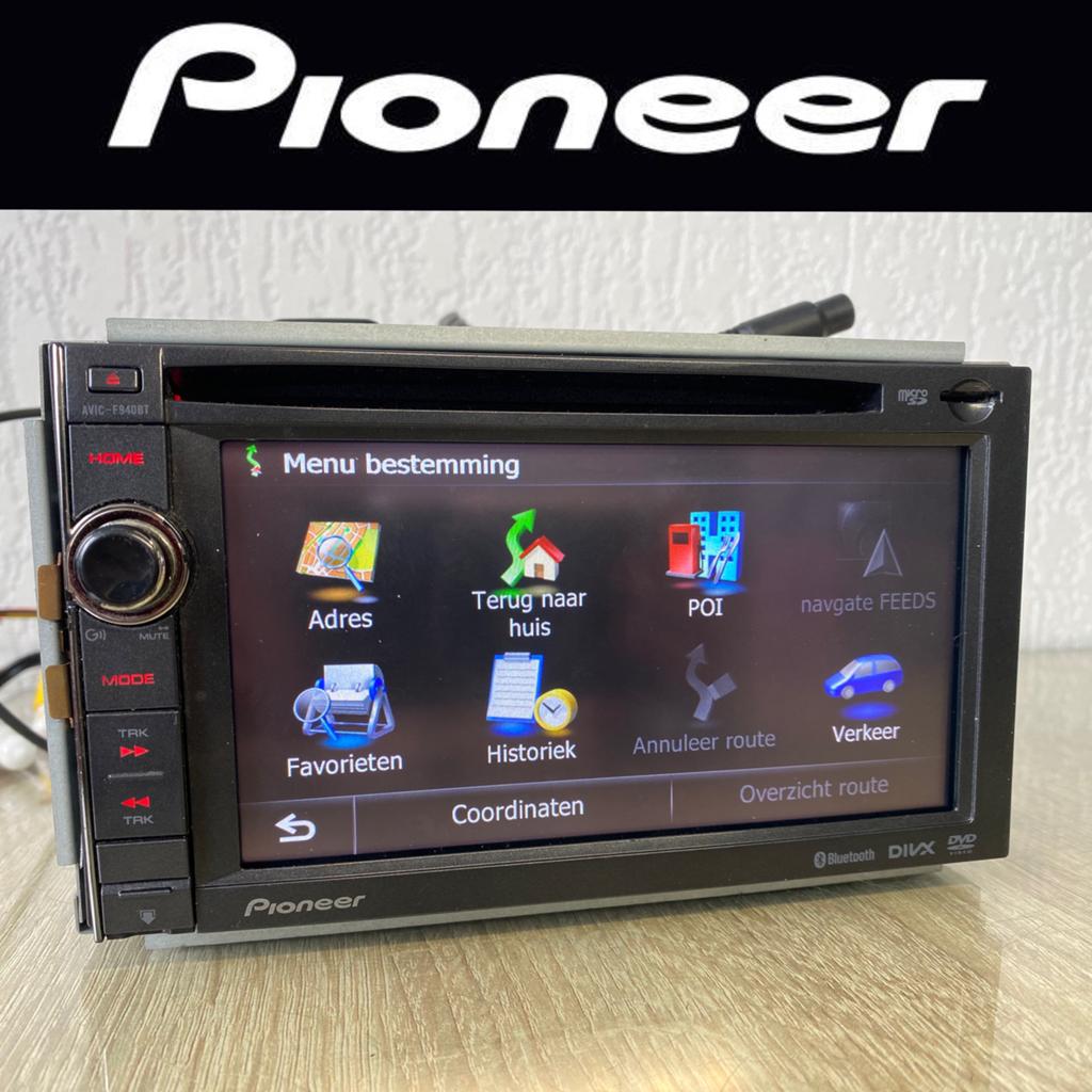 Radionavigation Bluetooth double DIN Pioneer F940BT, Autos : Divers, Autoradios, Envoi, Utilisé
