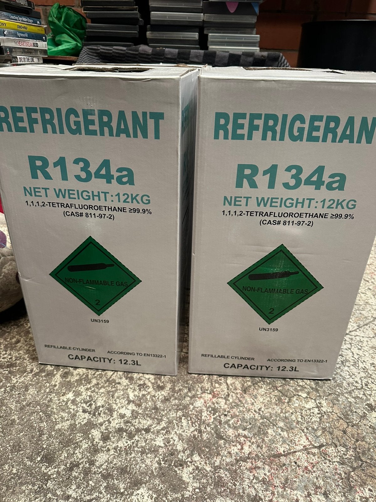 AIRCO GAS R134a(PER FLES )vaste prijs!!!, Ophalen