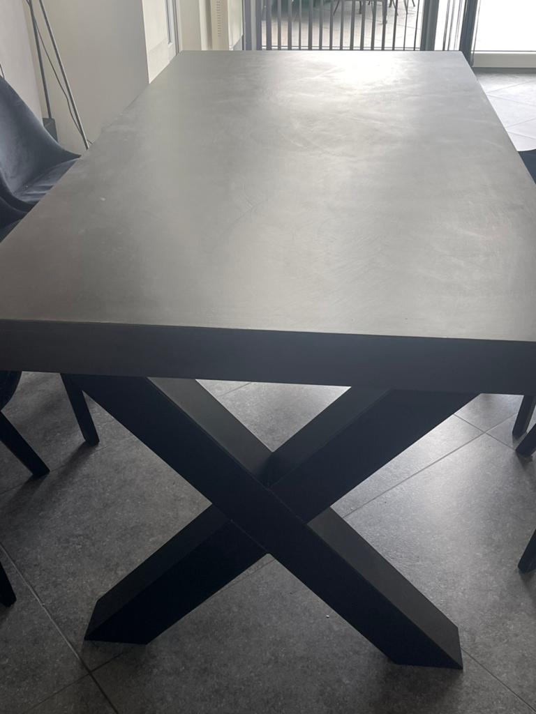 table a manger en ciment cire, Ophalen, Zo goed als nieuw