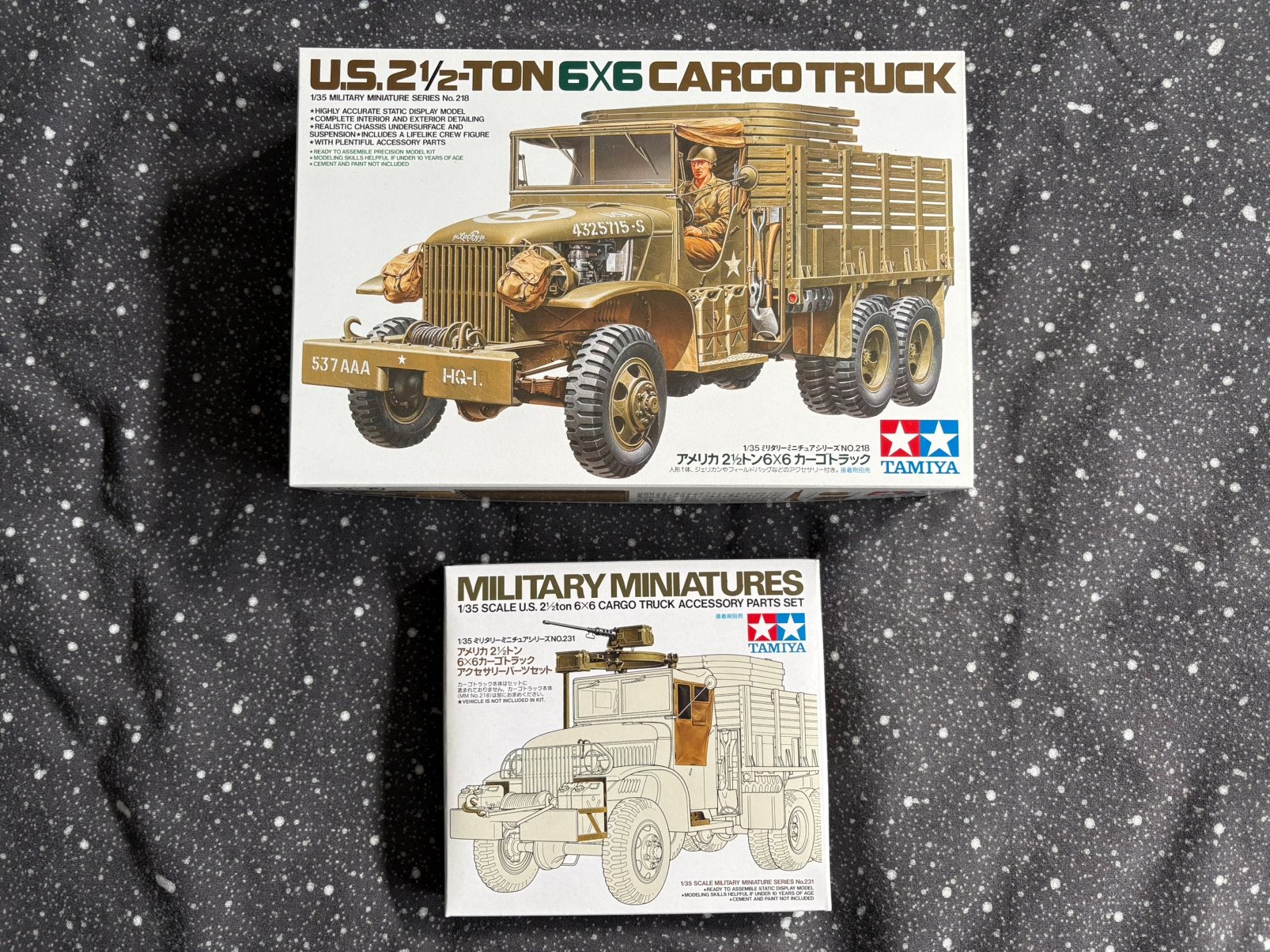Truck US 21/2 Ton 6x6 1/35 Tamiya 35218 + Accessoire, Hobby & Loisirs créatifs, Neuf, Camion, Enlèvement ou Envoi, 1:32 à 1:50