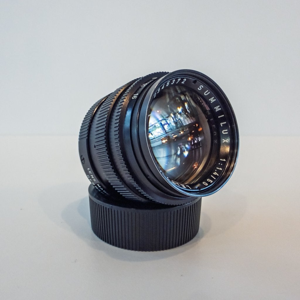 Leica Leitz Summilux 50mm f1.4 V2 Noir (1969), Collections, Enlèvement, 1960 à 1980, Lentille ou Lentilles