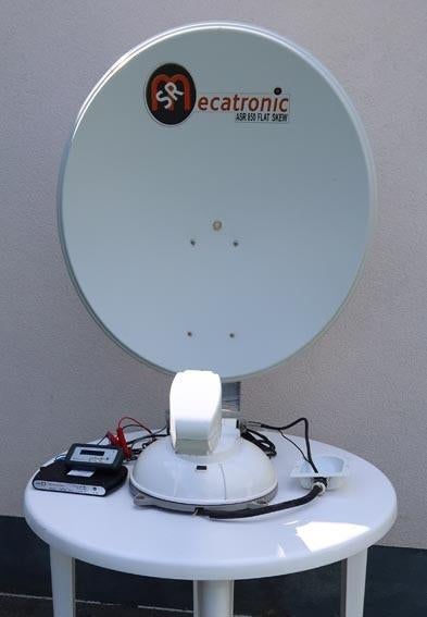 Schotelantenne Macatronic, Ophalen, Gebruikt