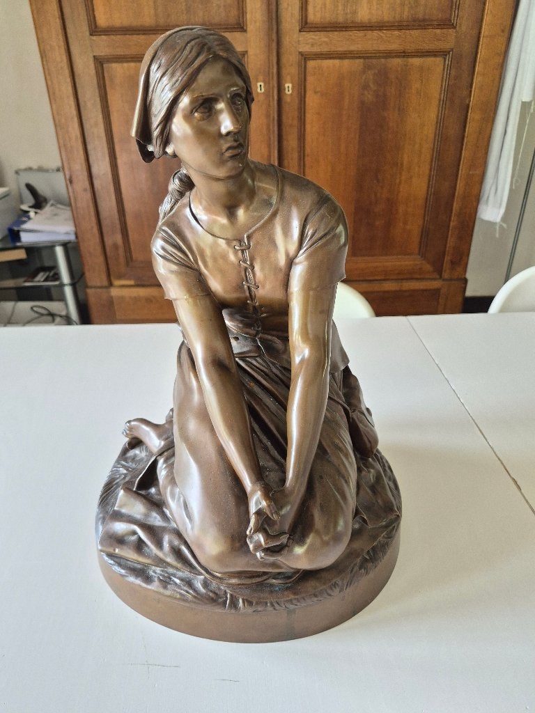 Bronzen beeldje, Ophalen, Brons