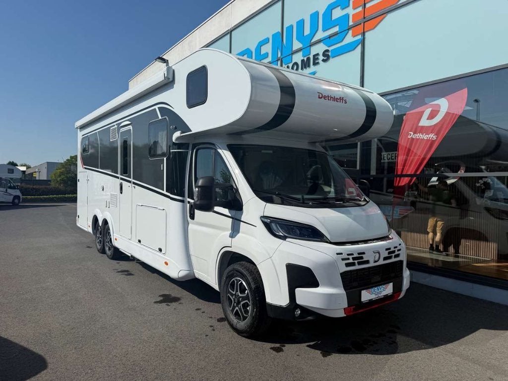 DETHLEFFS XL FAMILY A 7872-2, Caravanes & Camping, Camping-cars, Siège de train, 8 mètres et plus, Fiat, Marchepied électrique