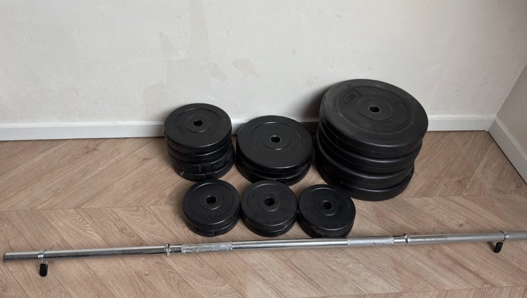 Gewichten Fitness, Sport en Fitness, Fitnessmaterialen, Ophalen, Gebruikt, Benen