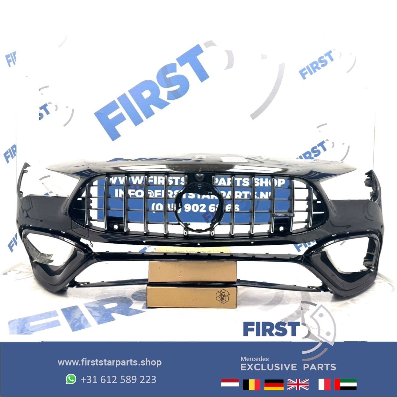W118 CLA 45 BUMPER AMG CLA45 VOORBUMPER ORIGINEEL Mercedes C, Utilisé, -, Avant, -