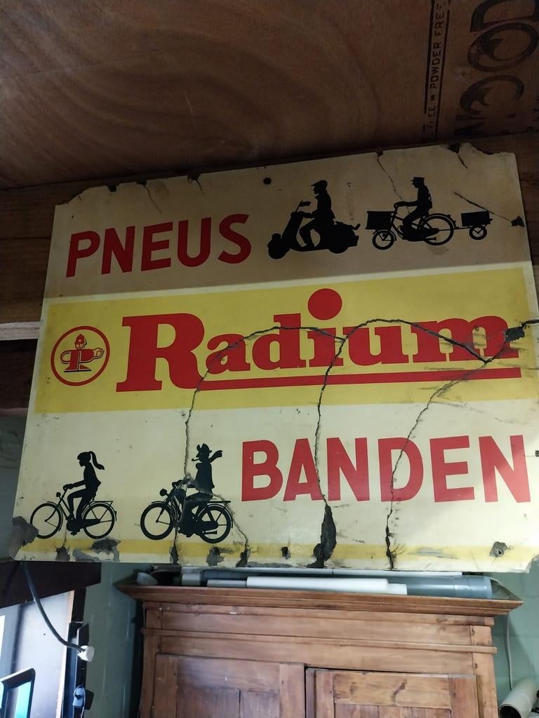 Radium banden reclame, Verzamelen, Ophalen