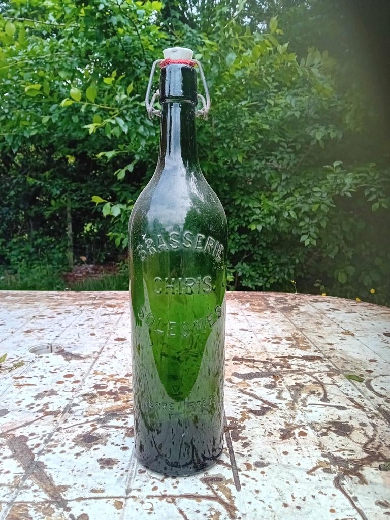 Ancienne brasserie de bouteilles de bière vintage Chris Sole, Collections, Enlèvement ou Envoi