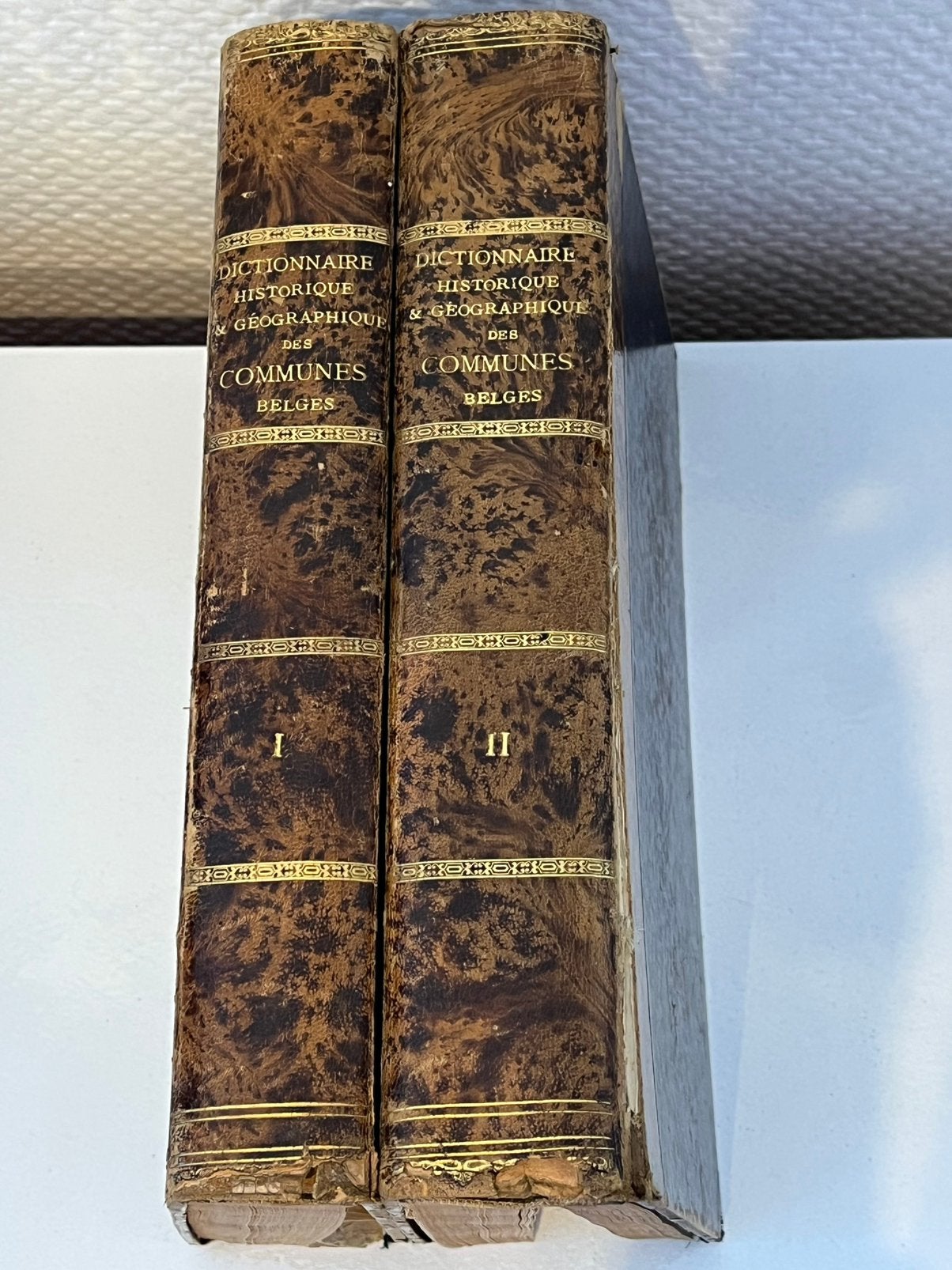 Livre ancien en 2 volumes, Enlèvement