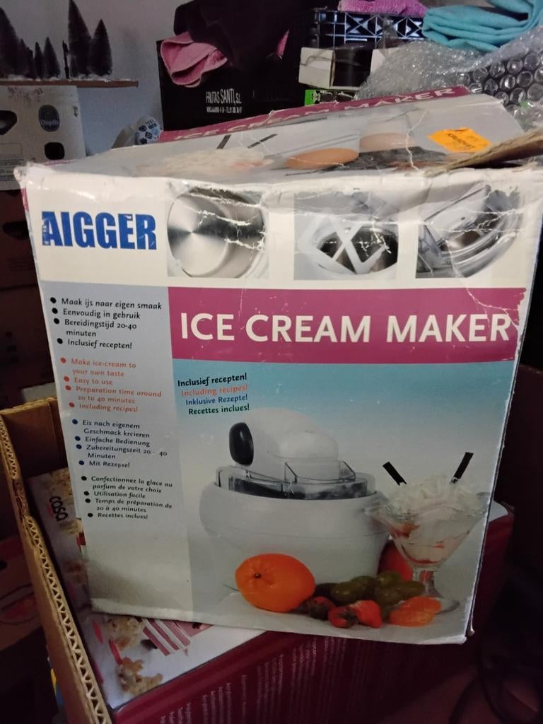 Ice cream maker, Elektronische apparatuur, Ophalen