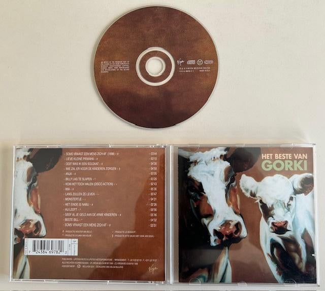 CD GORKI - HET BESTE VAN - GORKY - NEDERLANDSTALIG, Ophalen of Verzenden, Gebruikt, Pop