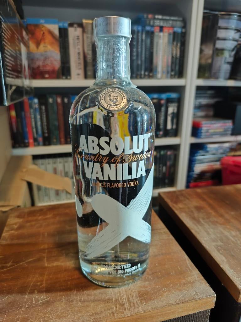 Absolut vodka 1 liter flessen vanilla,peper,citroen sealed, Verzamelen, Ophalen
