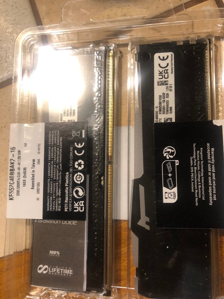Kingston Fury 2x8 GB DDR5 RAM, Ophalen, Nieuw, Desktop, DDR5