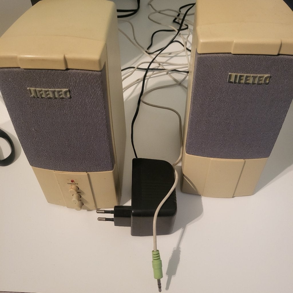 2 geluidsboxen van Lifetec voor Pc, Computers en Software, Pc speakers, Ophalen of Verzenden, Gebruikt, Overige merken
