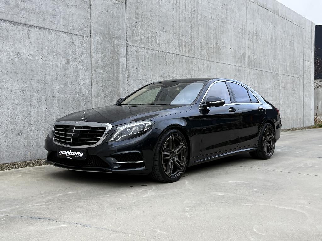 Mercedes S500 AMG 4matic Top of the line V8 luxecruiser, Auto's, Mercedes-Benz, Zwart, Leder, Bedrijf, Vierwielaandrijving